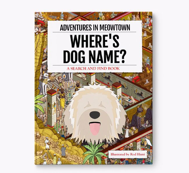 Personalised Catalan Sheepdog Book: Where's Dog Name? Volume 2